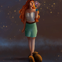 Pintura Digital. Un projet de Illustration numérique , et Dessin de Andrea Elizabeth Espinosa Moreta - 17.02.2025