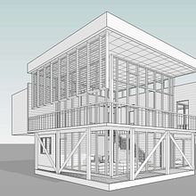 Proyecto: Casa DOM. 3D, Architecture, Digital Architecture, Interior Architecture, 3D Modeling, and ArchVIZ project by Kiara Vianey Espinoza Rubio - 02.18.2025