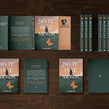 Portada " No te veré morir". Un progetto di Direzione artistica, Design, Design editoriale, Graphic design e Rilegatura di deliamaciascas - 19.02.2025
