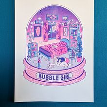 Bubble Girl. Un progetto di Artigianato, Illustrazione digitale e Stampa di Mai Sela - 19.02.2025