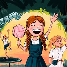 Illustration for a banner. Digital Illustration, Drawing, and Children's Illustration project by Nadiia Bozhenko - 02.20.2025