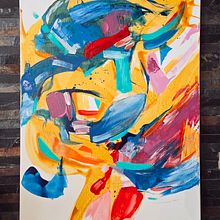 Abstrakcja na wakacjach . Acr, lic Painting, Fine Arts, and Painting project by fotogalkowska - 02.20.2025