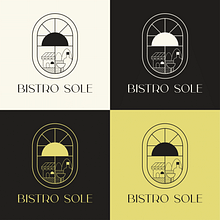 Bistro Sole Restaurant Logo Design. Br, ing, Identit, Design, Logo Design, and Graphic Design project by yusufalikacan2 - 02.20.2025