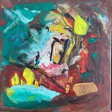 Unexpected. Acr, lic Painting, Fine Arts, and Painting project by Alina Vasiu - 02.20.2025