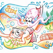 ILUSTRACIÓN INFANTIL. Projekt z dziedziny Ilustracje dla dzieci, Ilustracja c, frowa, Trad, c, jna ilustracja, Craft,  R, sunek i  Sztuki piękne użytkownika Andrés Palmero Barrachina - 21.02.2025