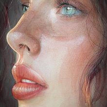Tu mirada.. Fine Arts, Traditional illustration, Painting, Watercolor Painting, Drawing, Portrait Drawing, and Artistic Drawing project by Maury HZ - 02.22.2025