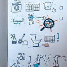 hygiene. Un progetto di Business, Management, produttività, Comunicazione, Creatività, Disegno e Illustrazione tradizionale di anna_lukasik - 22.02.2025