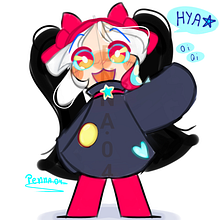 Pipi, a alienígena ( •̀ ω •́ )✧. Een project van Digitale illustratie, Ontwerp van personages, Digitale tekening y Kinderillustratie van Ariane Gomes - 22.02.2025