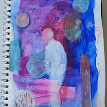 Wishy gouashy Ein Projekt aus dem Bereich Zeichnung, Bildende Künste, Traditionelle Illustration, Sketchbook, Skizzenentwurf, Malerei, Erzählung und Bleistiftzeichnung von Sarah - 23.02.2025