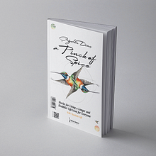 A PINCH OF SPICE BOOK COVER 2024. Un proyecto de Ilustración digital, Dibujo, Diseño gráfico, Bellas Artes, Diseño, Pintura, Diseño de personajes, Marketing, Br, ing e Identidad, Creatividad, Diseño de complementos, Dibujo digital, Dirección de arte, Diseño digital, Tipografía, H, lettering, Pintura digital, Caligrafía, Estrategia de marca						, Cop, writing y Álbum ilustrado						 de EDIP ONUR DIKMEN - 23.02.2025
