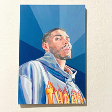 CUCHILLO POR OJOS. Un progetto di Pittura acrilica di Alexander Pinargote Sarabia - 24.02.2025