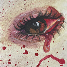 Conflicto en crisis. Watercolor Painting project by Anael Gómez - 02.24.2025