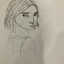 Portrait in Pencil. Portrait Drawing, and Pencil Drawing project by akeleti8 - 02.24.2025