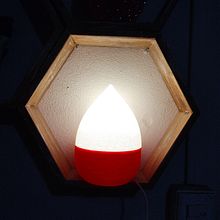 Minimal desk lamp. 3D, 3D Design, 3D Modeling, Industrial Design, and Product Design project by Leandro Dequino - 02.24.2025