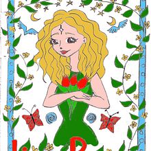 Love&Life Oracle Deck. Un proyecto de Diseño, Ilustración digital, Diseño gráfico, Ilustración tradicional y Narrativa de Julia Maslova - 25.02.2025