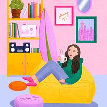 Illustration colorée. Digital Drawing, Digital Illustration, and Drawing project by leila_leclerc - 02.25.2025