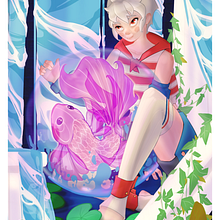 Ilustración manga proyecto. Character Design, Digital Drawing, Digital Illustration, and Manga project by Ale Barrios - 02.26.2025