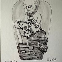 BB-28, Louise. Drawing, Ink Illustration, Sketchbook, Pencil Drawing, and Sketching project by Pedro Góes - 02.26.2025