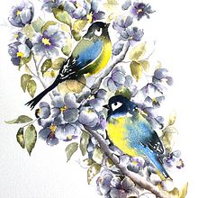 La leggerezza della Natura. Watercolor Painting project by monica_marelli - 02.26.2025
