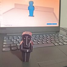 tótem . Projekt z dziedziny 3D,  Projektowanie 3D, Projektowanie produktowe,  Modelowanie 3D, Wzornictwo przem i słowe użytkownika scrios2006 - 26.02.2025