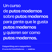 Copywriting para copywriters sobre copywriting al que le gusta el copywriting.. Advertising, Communication, Cop, writing, Stor, and telling project by Manuel Pacheco Cabañas - 02.27.2025