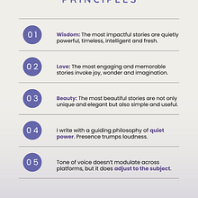 My Tone of Voice: Guidelines & Poster. Un projet de Publicité, Communication, Cop, writing, Stor, telling , et Écriture de speagle_ashley - 27.02.2025