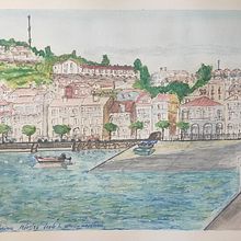 Mis primeros pasos en la pintura.. Watercolor Painting project by amaiafhdm - 02.27.2025