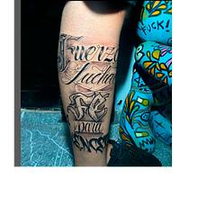 FRASE DE LETTERING . Een project van Kalligrafie,  Belettering y  Tatoeageontwerp van josherazo01 - 28.02.2025