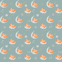 Motif Moon fox. Un progetto di Illustrazione infantile, Illustrazione digitale e Textile Design di vicky_duranleau1457 - 28.02.2025
