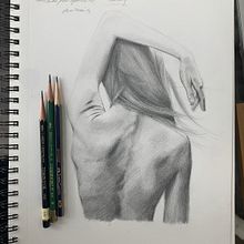 Dibujo de la figura humana en movimiento. Fine Arts, Sketching, Drawing, Pencil Drawing, and Realistic Drawing project by Roxana Brizuela - 02.28.2025