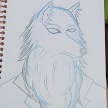 first sketch of Astra. Traditional illustration, Naturalistic Illustration, and Sketchbook project by fakeangel - 02.28.2025