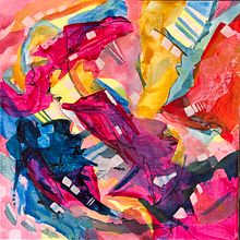 This painting is my final project after the outstanding course by Josh Jensen. Projekt z dziedziny Malarstwo akr, lowe,  Sztuki piękne i  Malarstwo użytkownika daniele.dugre - 01.03.2025