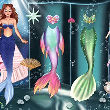 Water and Mermaids Realm | Paper Doll✨. Projekt z dziedziny Ilustracja c, frowa, Projektowanie postaci, R, sunek c i frow użytkownika Dayanna Bustos - 01.03.2025