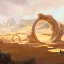 Travesía hasta las Ruinas. Traditional illustration, Digital Illustration, Video Games, Concept Art, and Game Design project by Cristina Laura Ramírez Castro - 03.02.2025