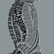Typigraphic design Penguin. Een project van Digitale illustratie y  Ontwerp van Jungkunz Thomas - 03.03.2025