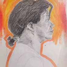 Mujer. Fine Arts, Painting, Acr, lic Painting, and Oil Painting project by Juan Freddy Abarca Cordero - 03.03.2025