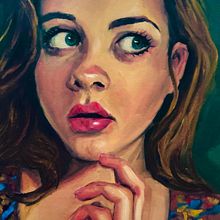The Look. Un projet de Beaux Arts, Peinture , et Peinture à l'huile de Julie Smith-Hermanson - 04.03.2025