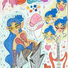 CA - CREACIÓ DE PERSONATGE. Traditional illustration project by aleixruca_ - 03.04.2025