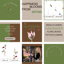 Let it bloom flower shop. Br, ing, Identit, Color Theor, Design, Design Management, Digital Design, Graphic Design, Logo Design, T, pograph, T, pograph, Design, Stor, telling, and Creativit project by nbaginska667 - 03.04.2025