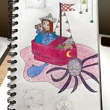 Final Project (Character Creation for Illustrated Stories). Character Design, Children's Illustration, Drawing, Editorial Design, Traditional illustration, Narrative, Stor, board, Writing, Fiction Writing, and Children's Literature project by Larissa Veloso - 03.04.2025