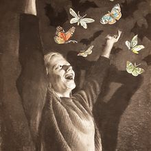 Metamorfose . Projekt z dziedziny Trad, c, jna ilustracja,  R i sunek użytkownika barbara_en_kurt - 04.03.2025