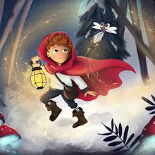 Ezekiel and the magic firefly. Children's Illustration, Digital Illustration, Digital Painting, and Picturebook project by Valerie Faubert - 03.05.2025