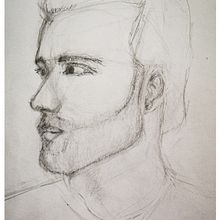 Portraits noir et blanc. Artistic Drawing, Drawing, Portrait Drawing, Sketchbook, and Sketching project by Sophie Seroussi - 03.05.2025