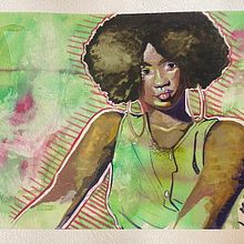 Mixed Media Painting. Watercolor Painting, Painting, Drawing, Traditional illustration, Creativit, Social Media, Portrait Drawing, Instagram, and Realistic Drawing project by Josie Franzen - 03.06.2025