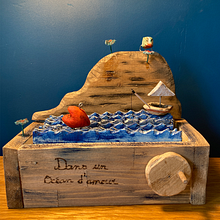 Dans un océan d'amour. Art To, s, Character Design, Sculpture, To, Design, and Woodworking project by quentin.cabocel - 03.06.2025