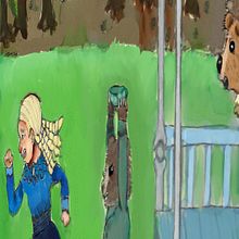 Domestika final project: Goldilocks and the Three Bears . Un progetto di Character design, Illustrazione infantile, Pittura gouache, Disegno a matita, Albo illustrato e Sketchbook di kerry__e - 06.03.2025