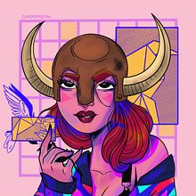 Viking Girl in Procreate. Digital Illustration, and Character Design project by Juan Angeli - 03.07.2025