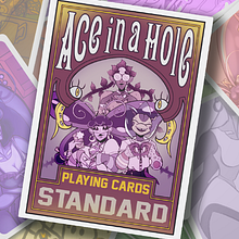 Ace In a Hole : a Visual Novel and card game. Digital Illustration, Creativit, and Concept Art project by Andrea Alessandra Dioli - 03.07.2025