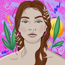 Minha primeira arte digital. Un projet de Illustration numérique de Margarethe Gair - 08.03.2025