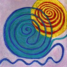 Conversation Between Ego and Soul. Painting project by Christine Steyer - 03.09.2025